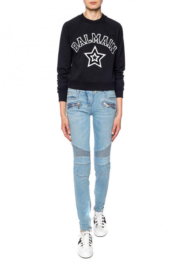 Balmain deals star sweatshirt